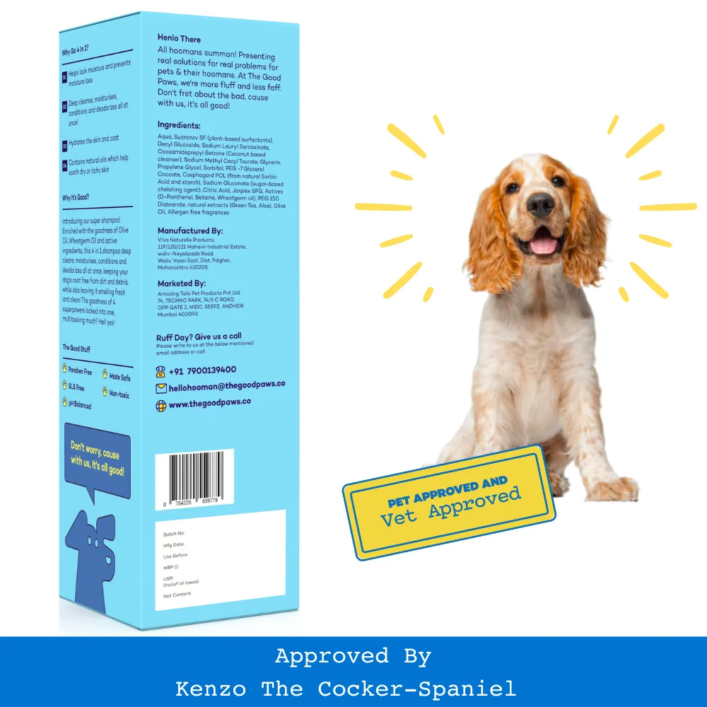 The Good Paws FRESSSSH AF Short Coat Shampoo for Dogs