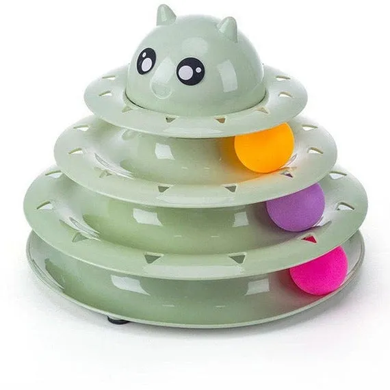 Three-Layer Cat Turntable Pets Qatar