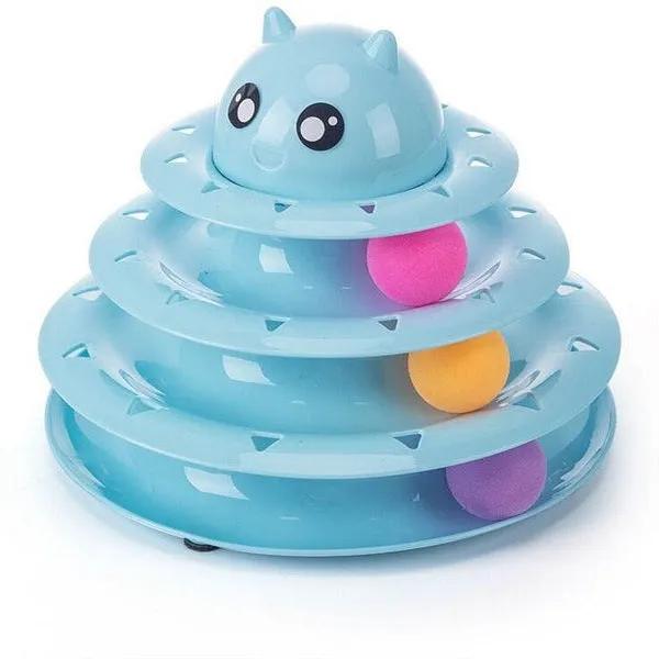 Three-Layer Cat Turntable Pets Qatar