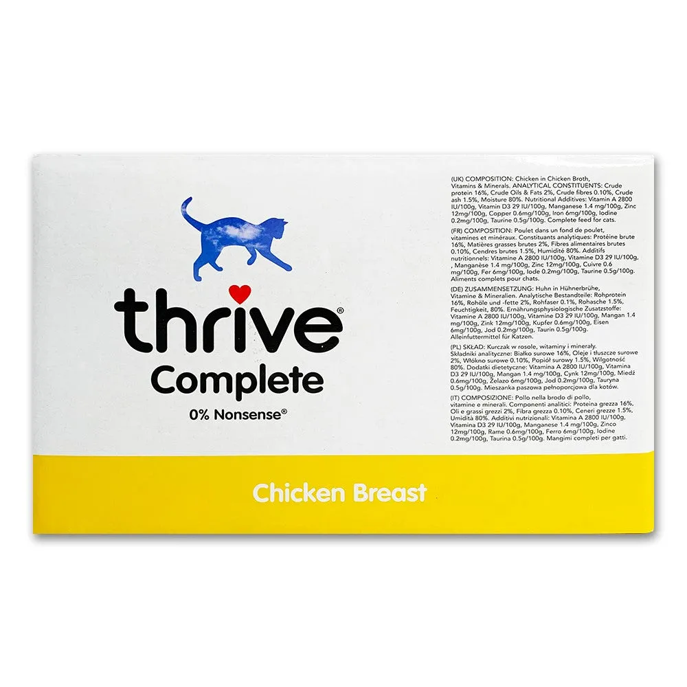 Thrive Chicken Breast Wet Cat Food 75g x 12