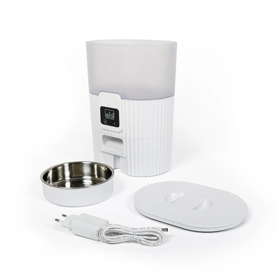 Tinago Smart Feeder 3.5L - 21x15x28cm White Pets Qatar