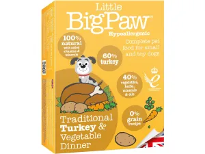 Traditional Turkey & Vegetable Dinner 150g /Little BigPaw Pets Qatar