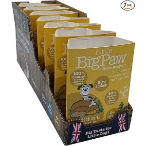 Traditional Turkey & Vegetable Dinner 7x150 Gram /Little BigPaw Pets Qatar