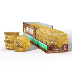 Traditional Turkey & Vegetable Dinner 8x85 Gram /Little BigPaw Pets Qatar