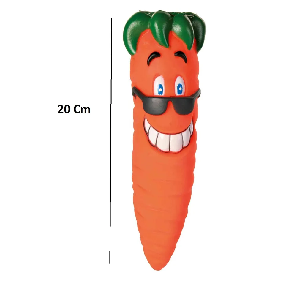 Trixie Carrot Snack Vinyl Toy for Dogs