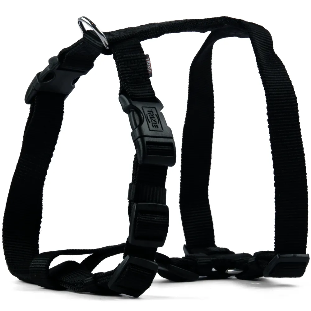 Trixie Classic H Harness for Dogs (Black)