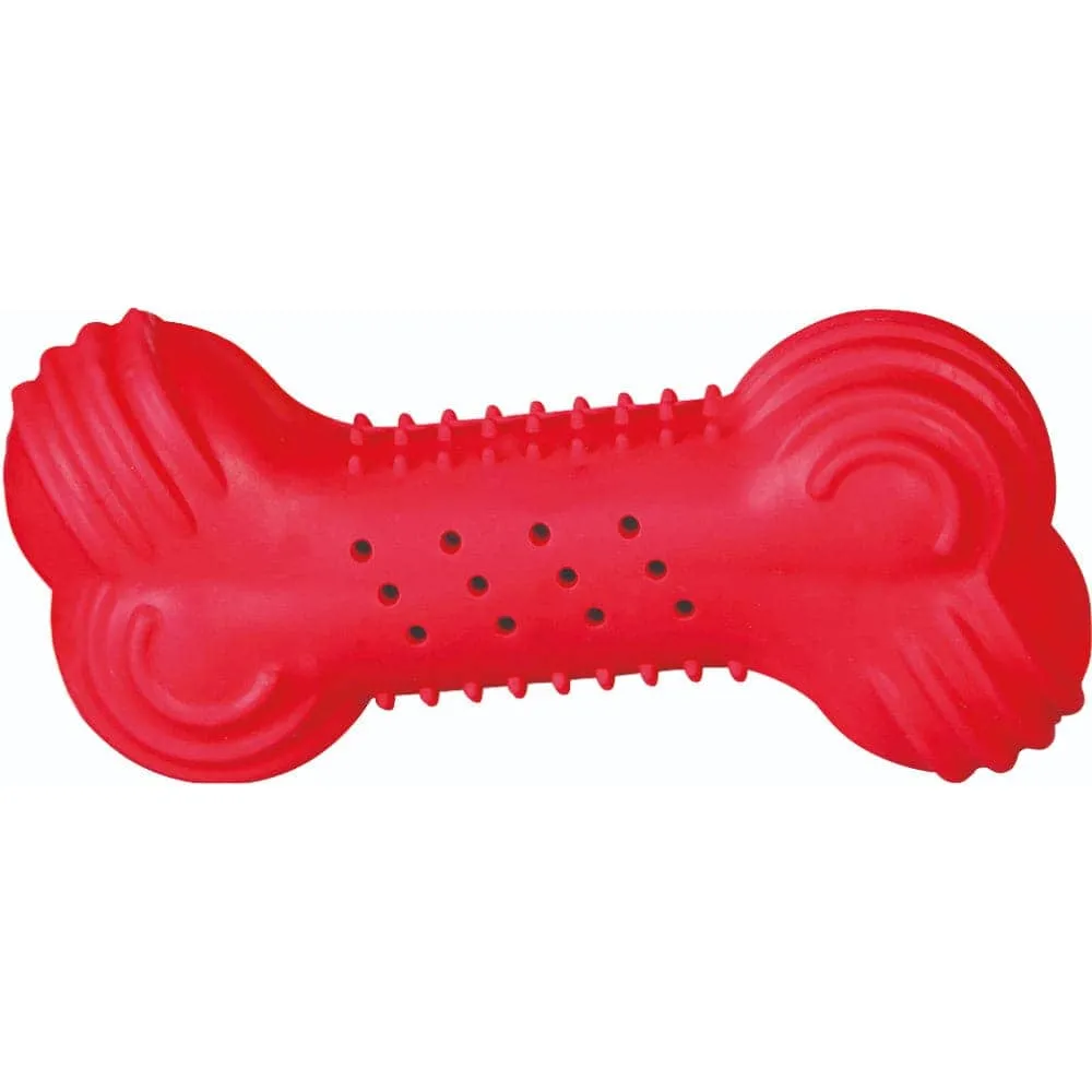 Trixie Cooling Bone Natural Rubber Chew Toy for Dogs (Yellow)