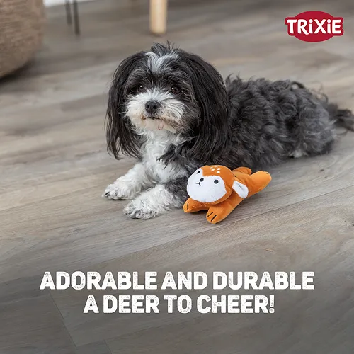 Trixie Deer Plush Toy for Dogs (Brown)