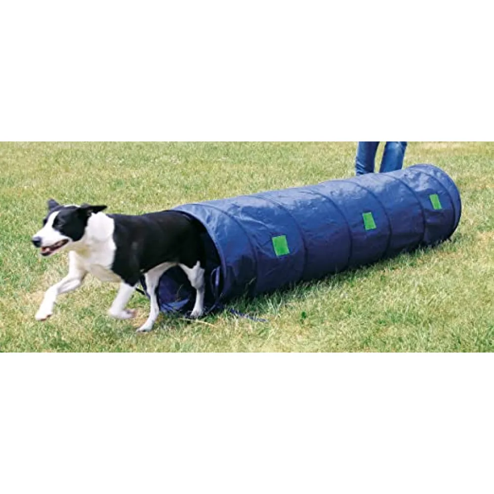 Trixie Dog Agility Basic Tunnel for Dogs (Blue)