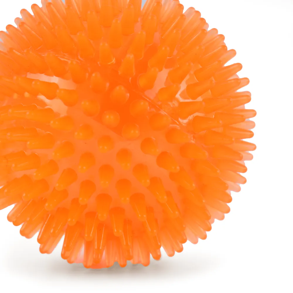 Trixie Football Vinyl Toy and Basil Squeaky Rubber Ball Toys Combo for Dogs