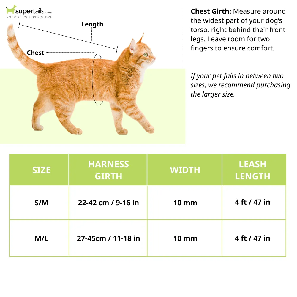 Trixie Harness with Leash for Cats & Kittens (Peach)