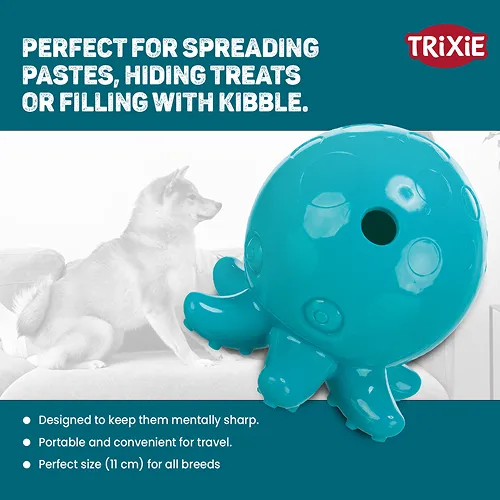 Trixie Snack Octopus Interactive Chew Toy for Dogs (Blue)