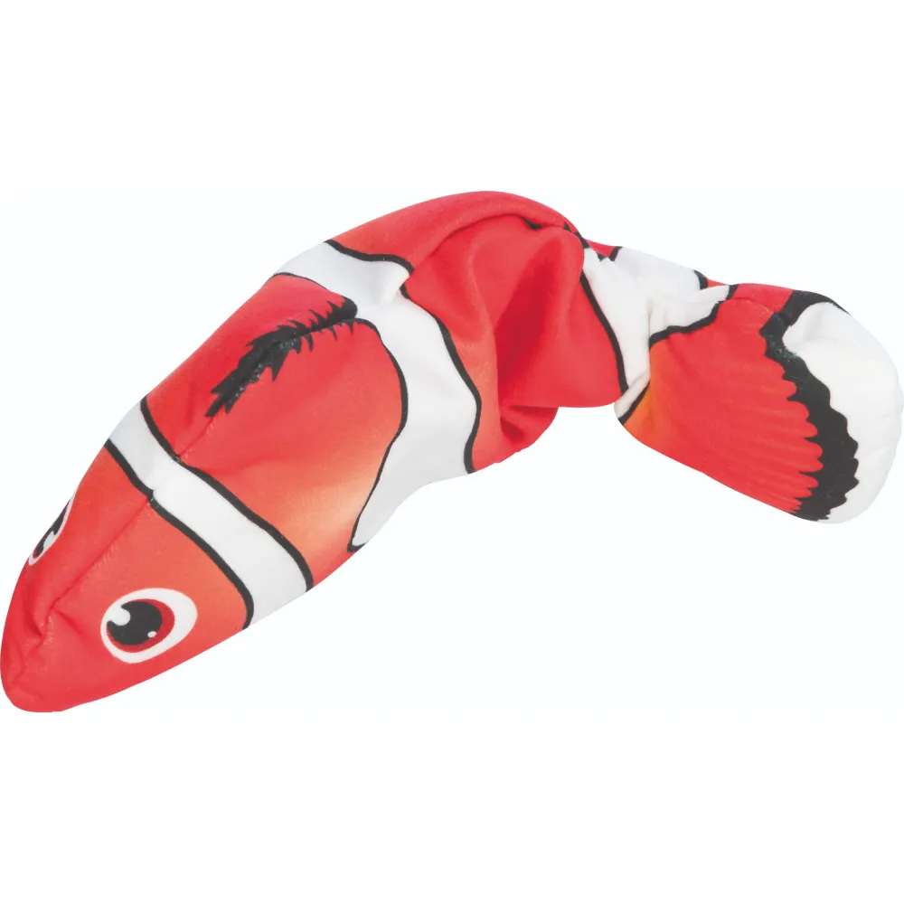 Trixie Wiggly Clown Fish Toy for Dogs (Orange)