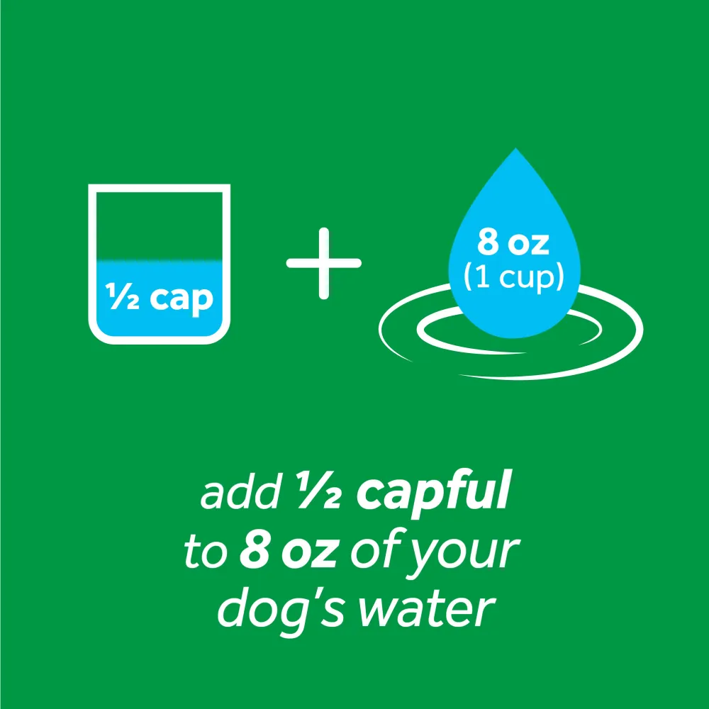 Tropiclean Advanced Whitening Oral Care Water Additive for Dogs