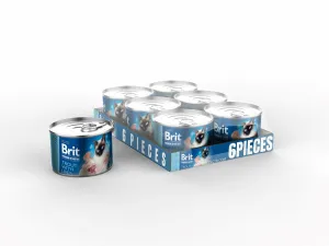 Trout with Liver (6x200g)Brit Premium by Nature Pets Qatar
