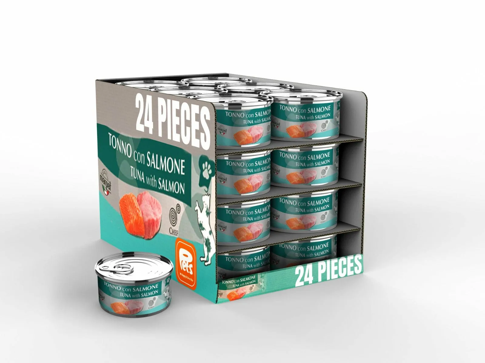 Tuna chicken  24x80g cans AEQUIL CHEF Marpet Pets Qatar