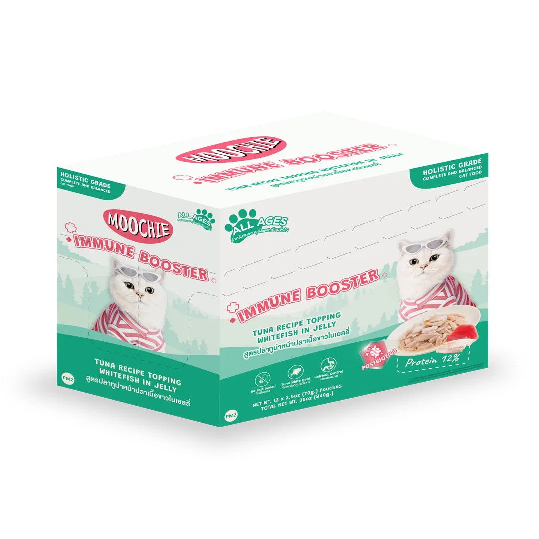 TUNA RECIPE TOPPING WHITEFISH IN JELLY 12X70g Pets Qatar