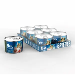 Turkey with Lamb (6x200g)Brit Premium by Nature Pets Qatar