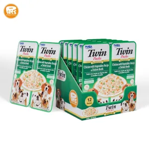 Twin Packs Chicken with Vegetables Recipe in Chicken Broth 2x35gx6 cups Pets Qatar