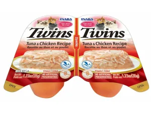 Twins-Tuna & Chicken Recipe 35 g x 2 cups Pets Qatar