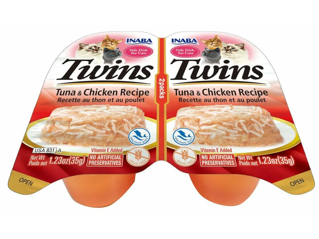 Twins-Tuna & Chicken Recipe 35 g x 2 cups Pets Qatar