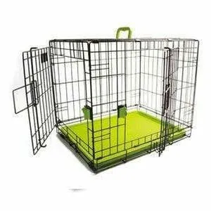 VOYAGER WIRE CRATE - 2 DOORS S, GREEN Pets Qatar