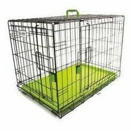 VOYAGER WIRE CRATE - 2 DOORS S, GREEN Pets Qatar