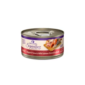 Wellness CORE Signature Selects Flaked Skipjack Tuna with Wild Salmon Entre Wet Cat Food 79g x 12