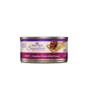 Wellness CORE Signature Selects Pat Chicken and Beef Entre Wet Cat Food 79g x 12