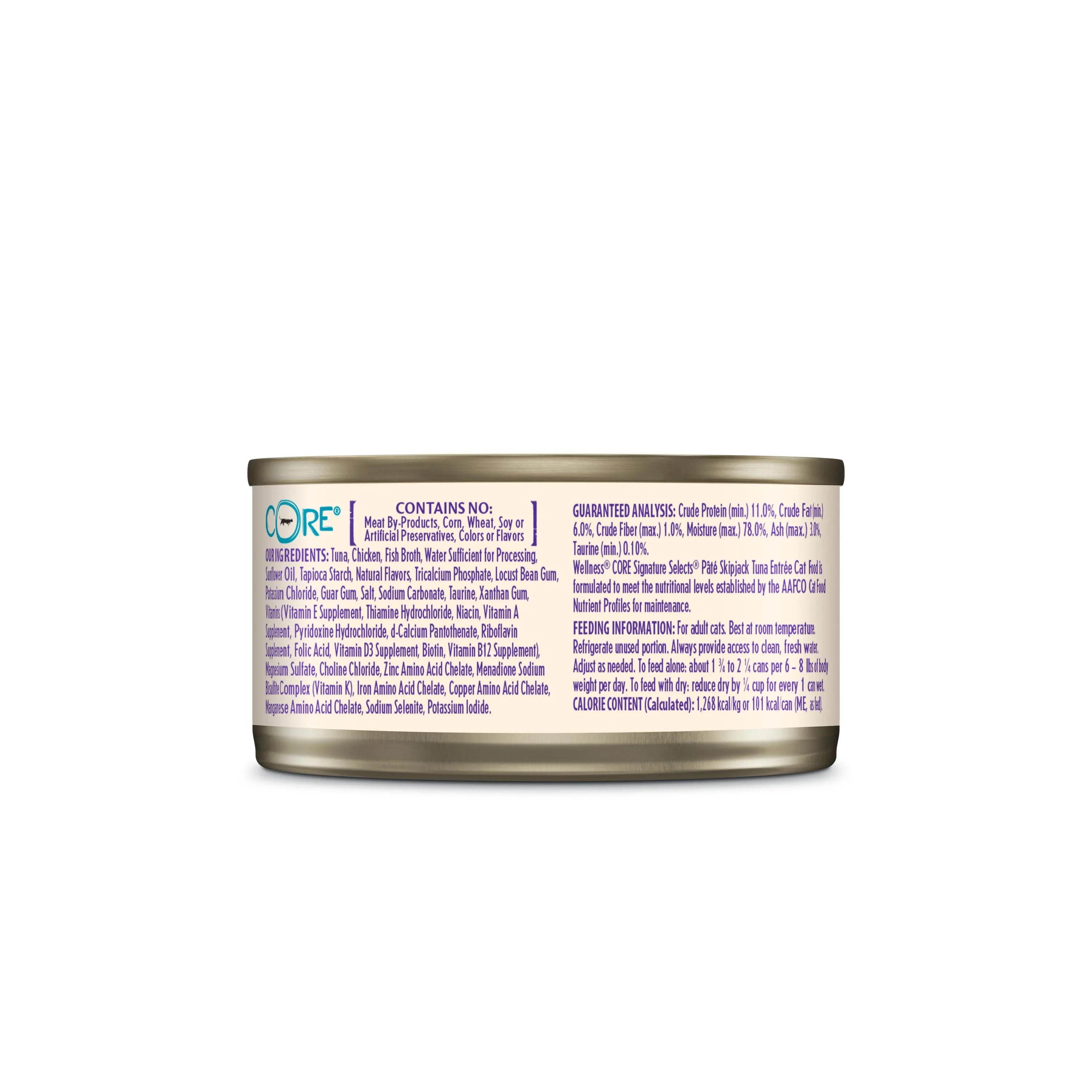 Wellness CORE Signature Selects Pat Skipjack Tuna Entre Wet Cat Food 79g