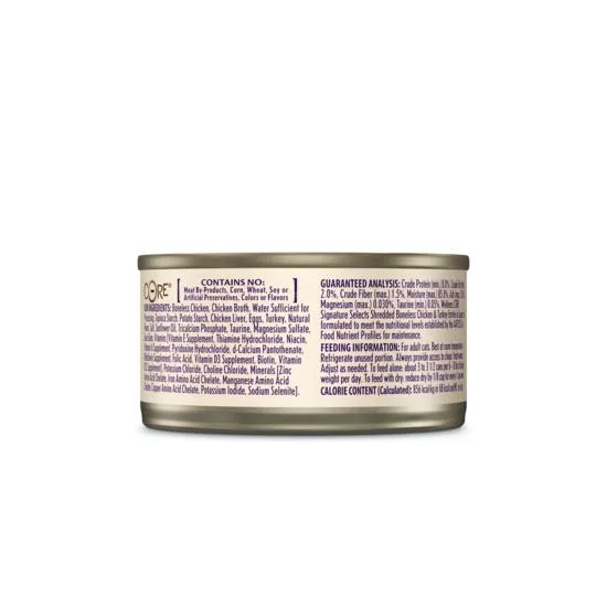 Wellness CORE Signature Selects Shredded Chicken and Turkey Entre Wet Cat Food 79g
