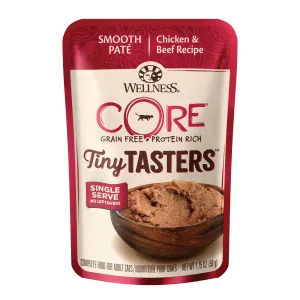 Wellness CORE Tiny Tasters Chicken and Beef Pat Wet Cat Food 50g