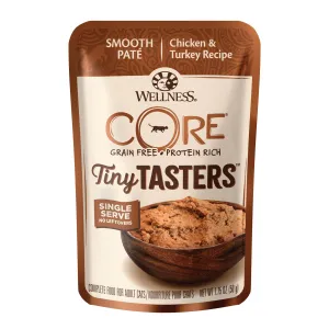 Wellness CORE Tiny Tasters Chicken and Turkey Pat Wet Cat Food 50g x 12