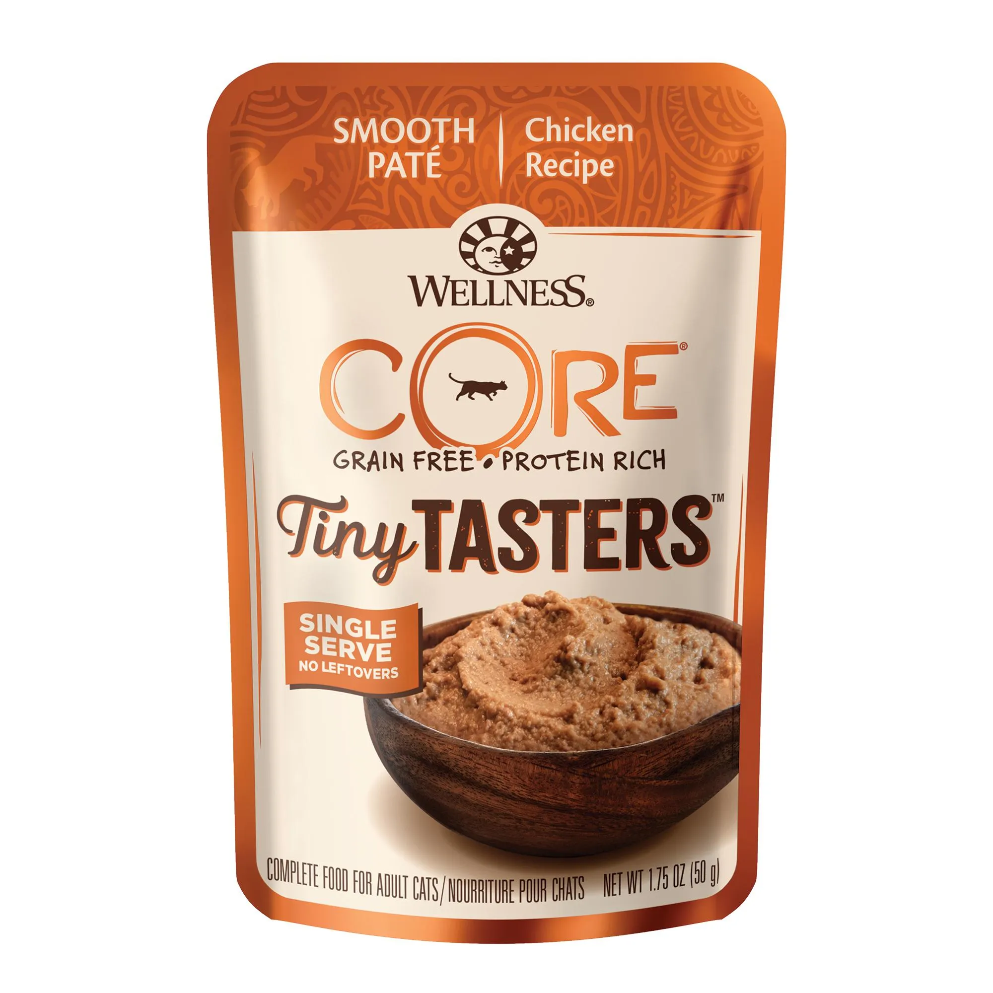 Wellness CORE Tiny Tasters Chicken Pat Wet Cat Food 50g x 12