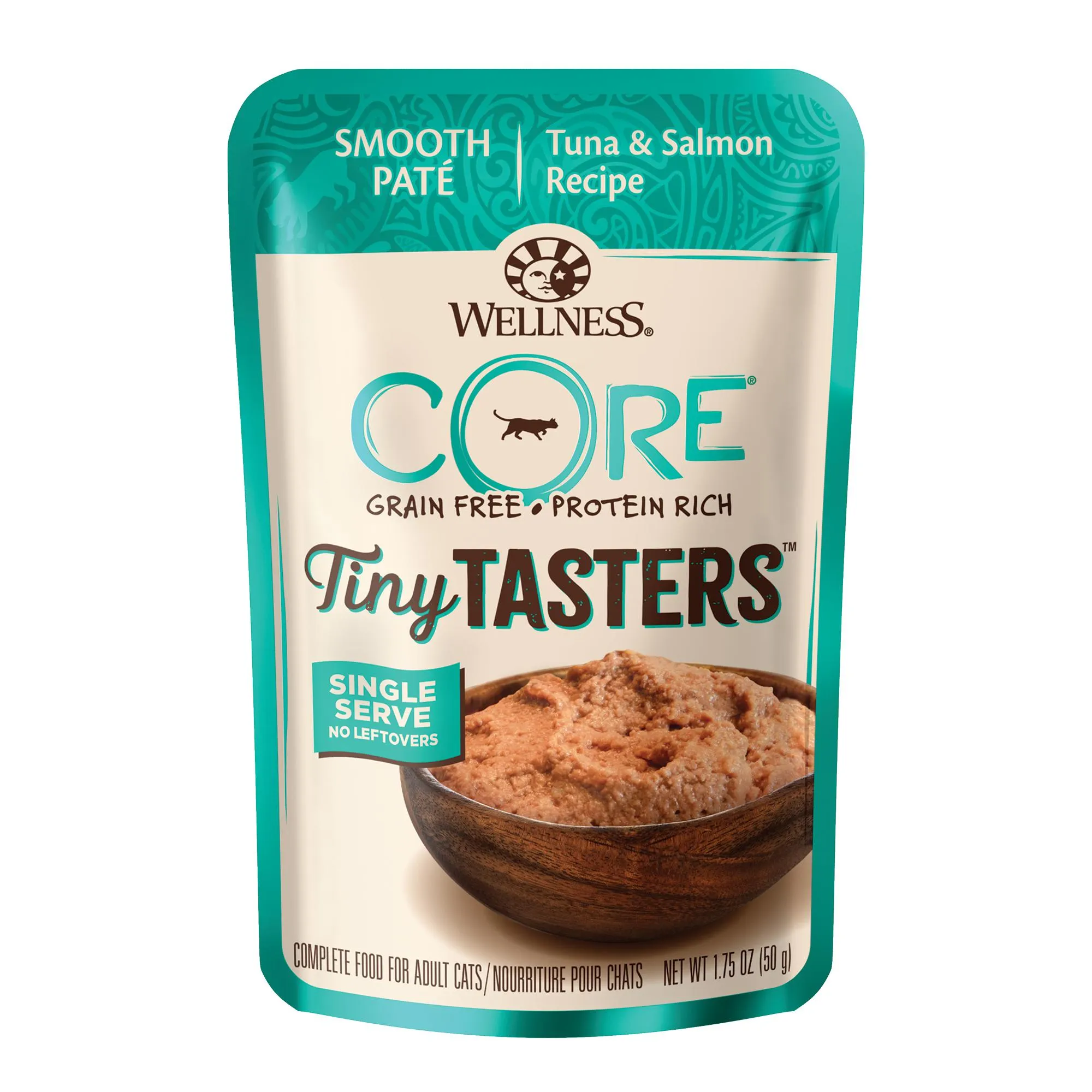 Wellness CORE Tiny Tasters Tuna and Salmon Pat Wet Cat Food 50g x 12