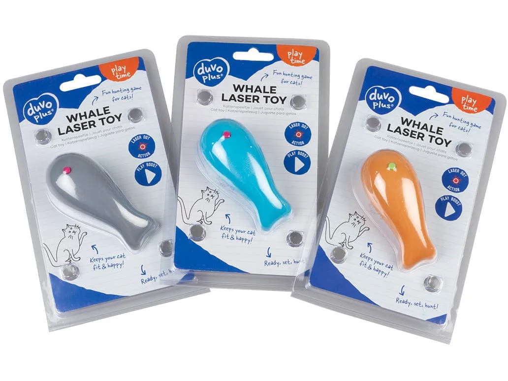 Whale Laser Cat Toy 8X4X4Cm Mixed Colors Pets Qatar