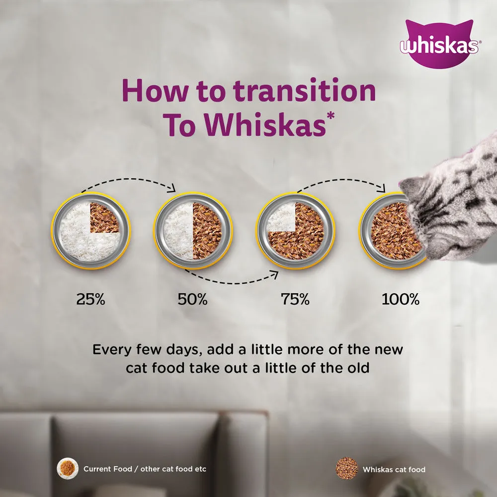 Whiskas Salmon in Gravy Meal Adult Cat Wet Food