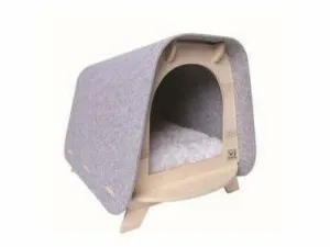 Woody Cozy Cat House Brown Pets Qatar