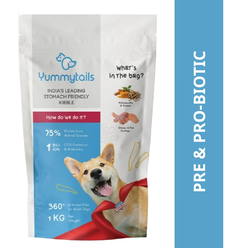 Yummytails Chicken and Fish Premium Adult Medium and Large Dog Dry Food