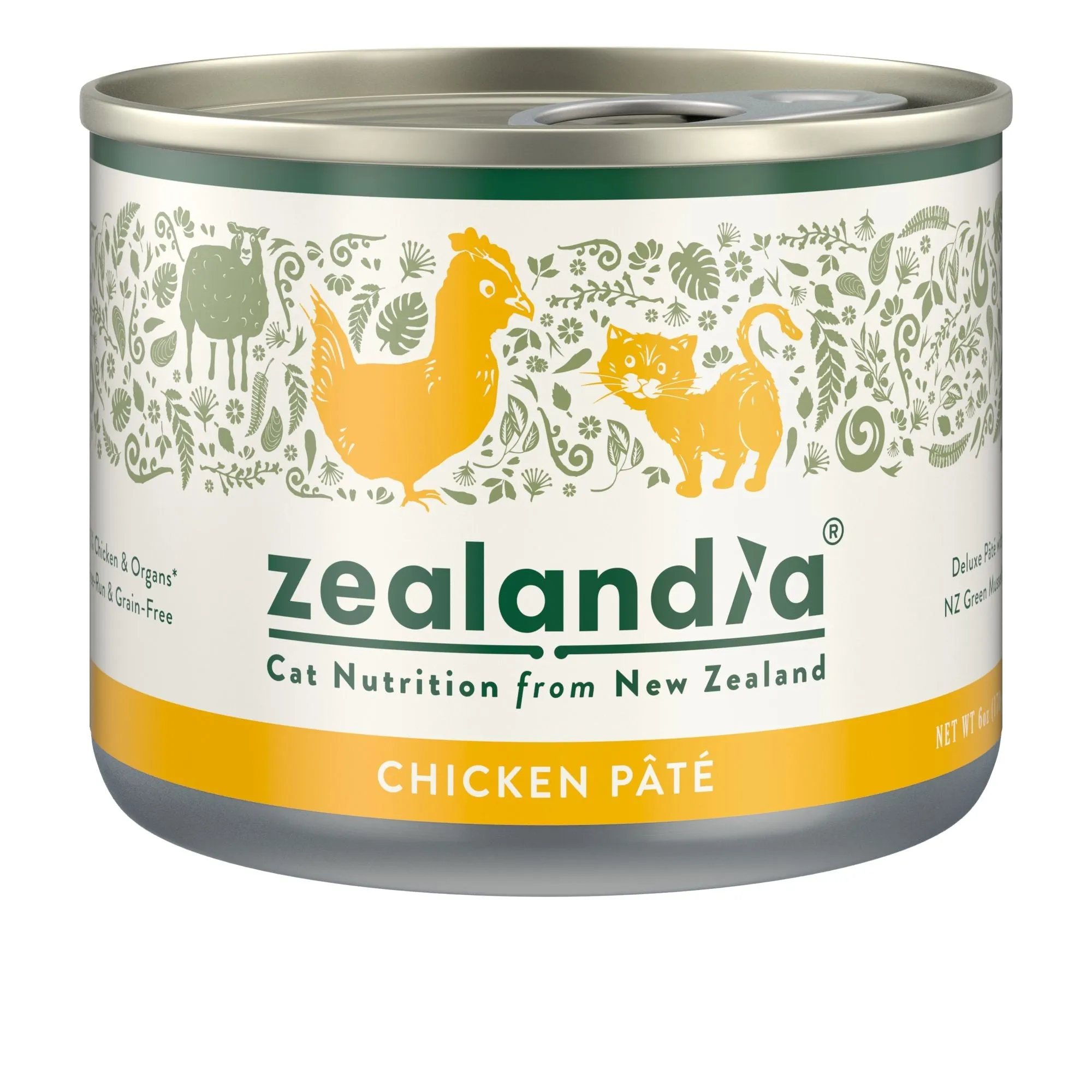 Zealandia Chicken Pate Adult Cat Wet Food 170g x24