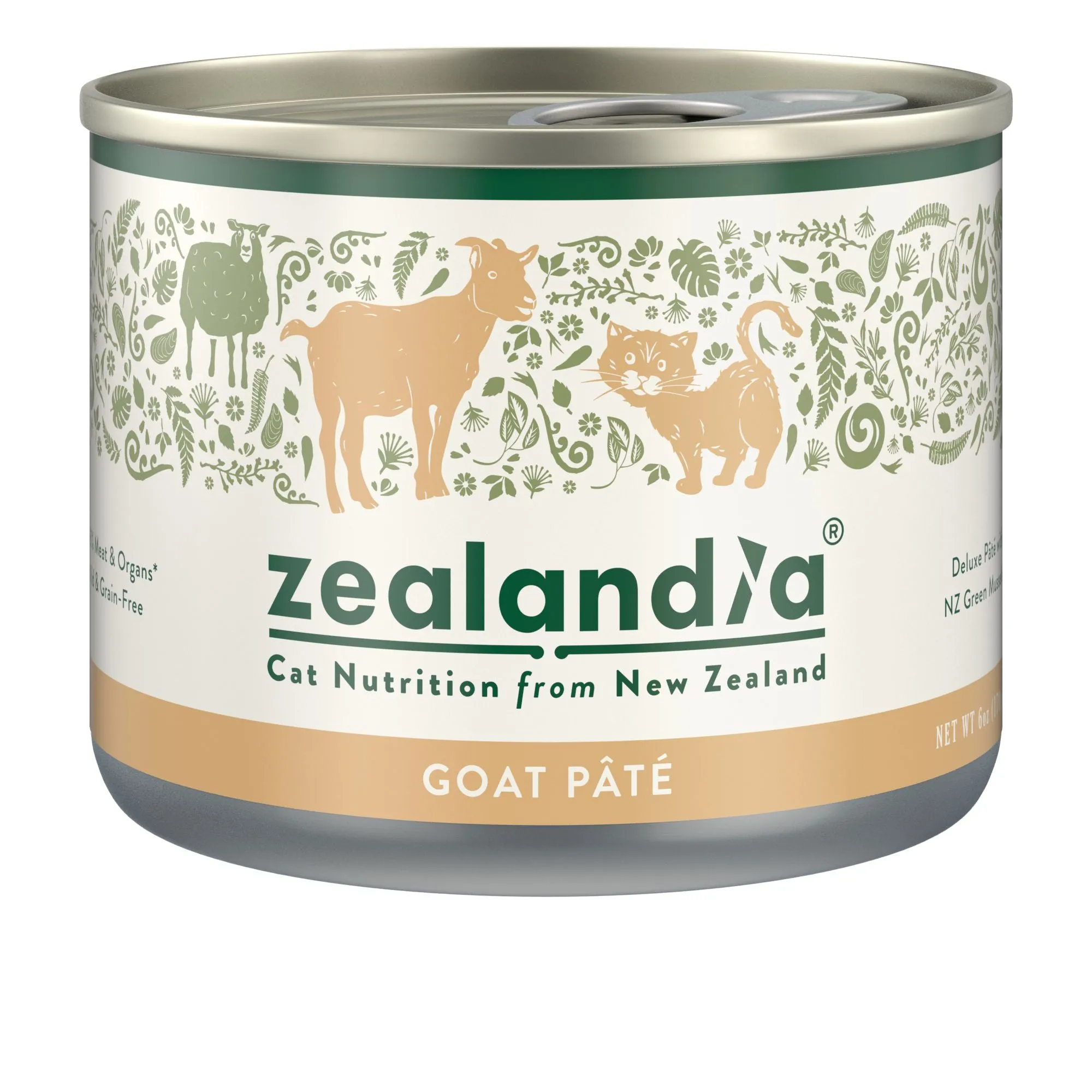 Zealandia Goat Pate Adult Cat Wet Food 170g x24