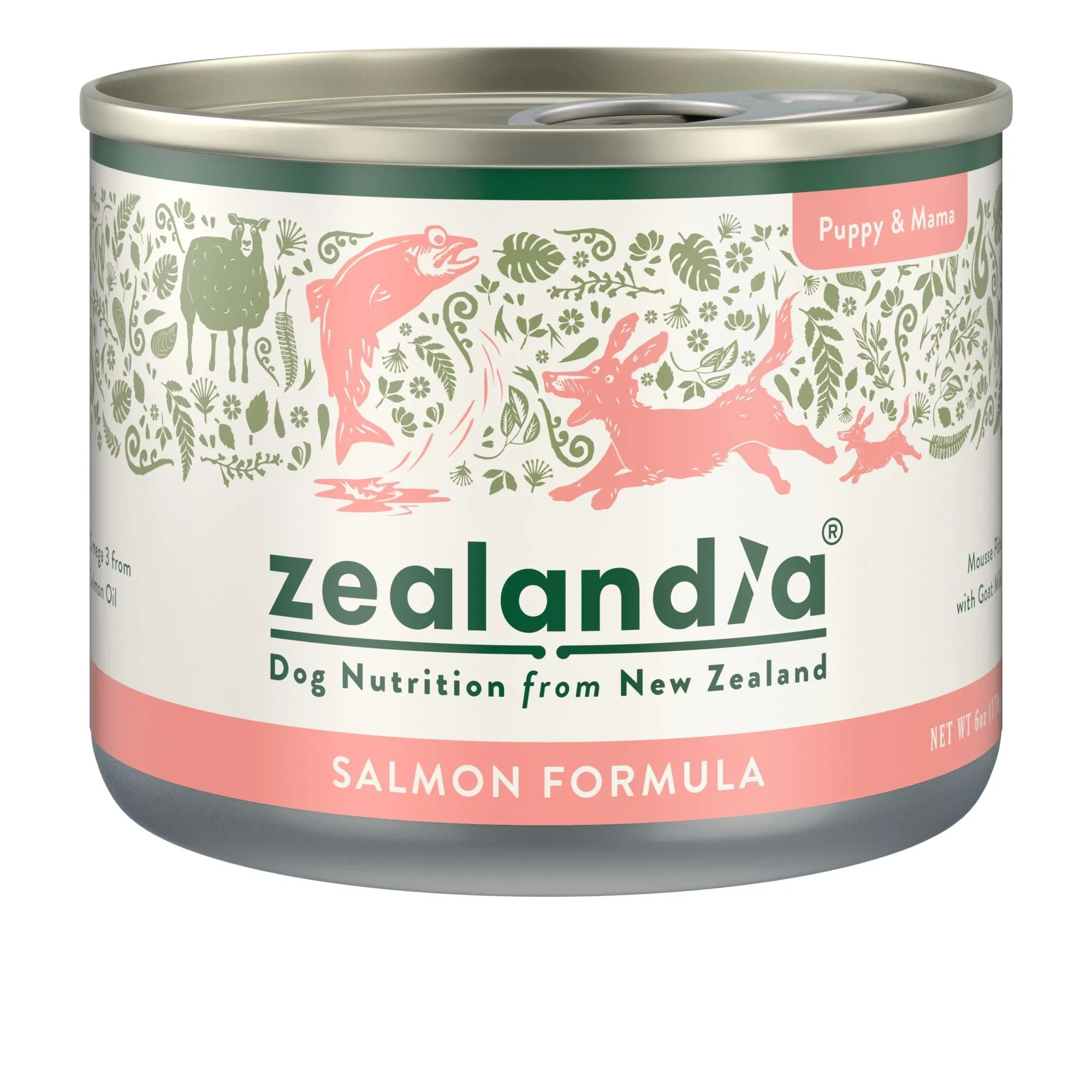 Zealandia Puppy and Mama Salmon Mousse Pate Wet Food 170g x24