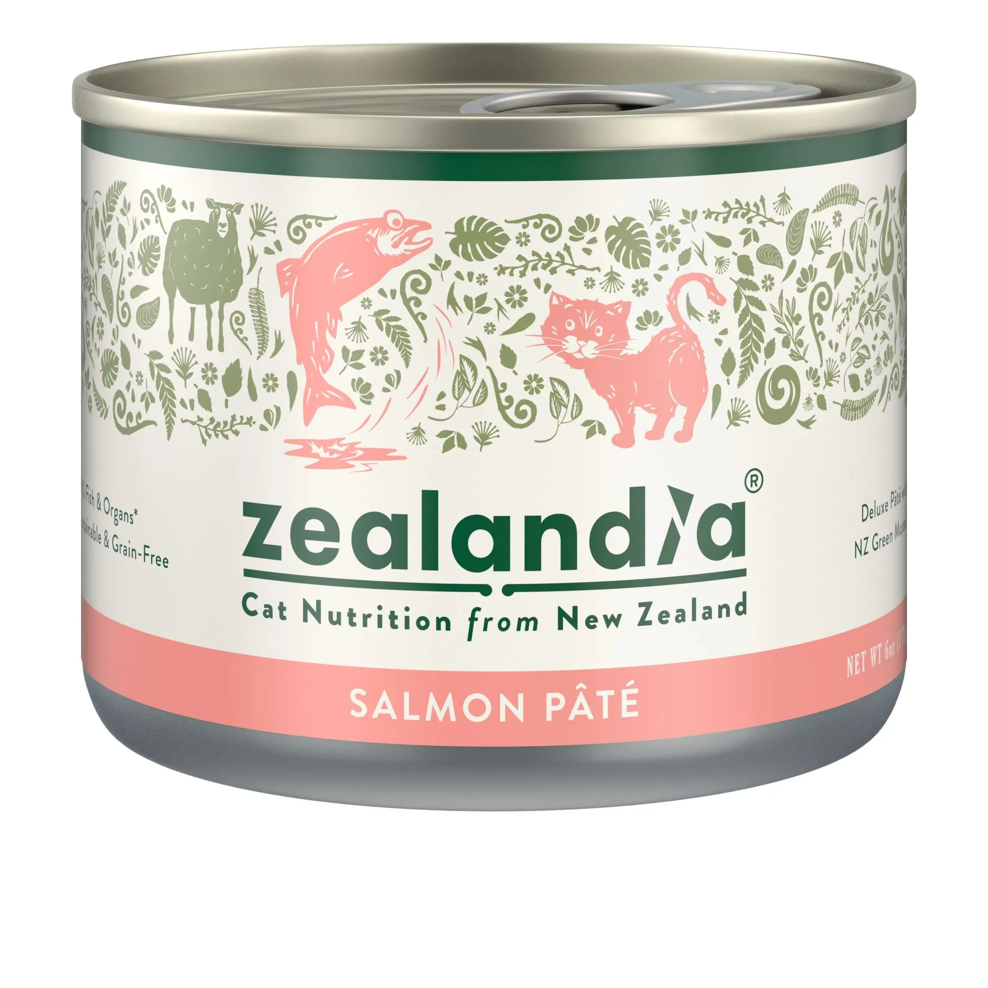 Zealandia Salmon Pate Adult Cat Wet Food 170g x24