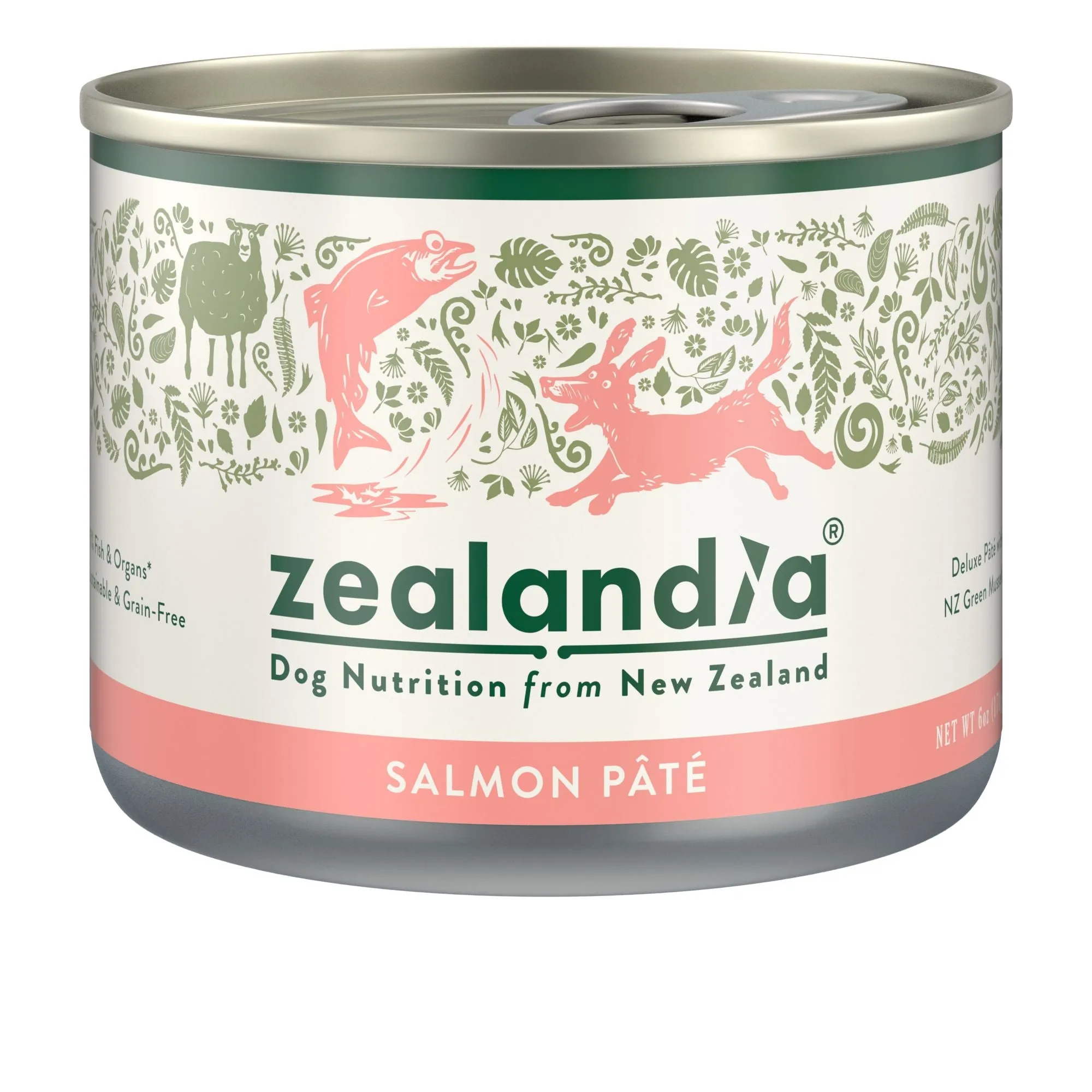 Zealandia Salmon Pate Adult Dog Wet Food 170g x24