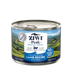 ZIWI Peak Wet Lamb Recipe Cat Food 185g x 12