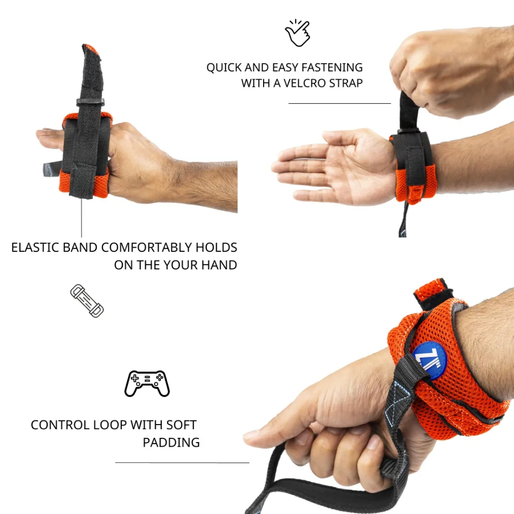 Zoomiez Hands Free Mesh Leash for Dogs & Cats (Orange)