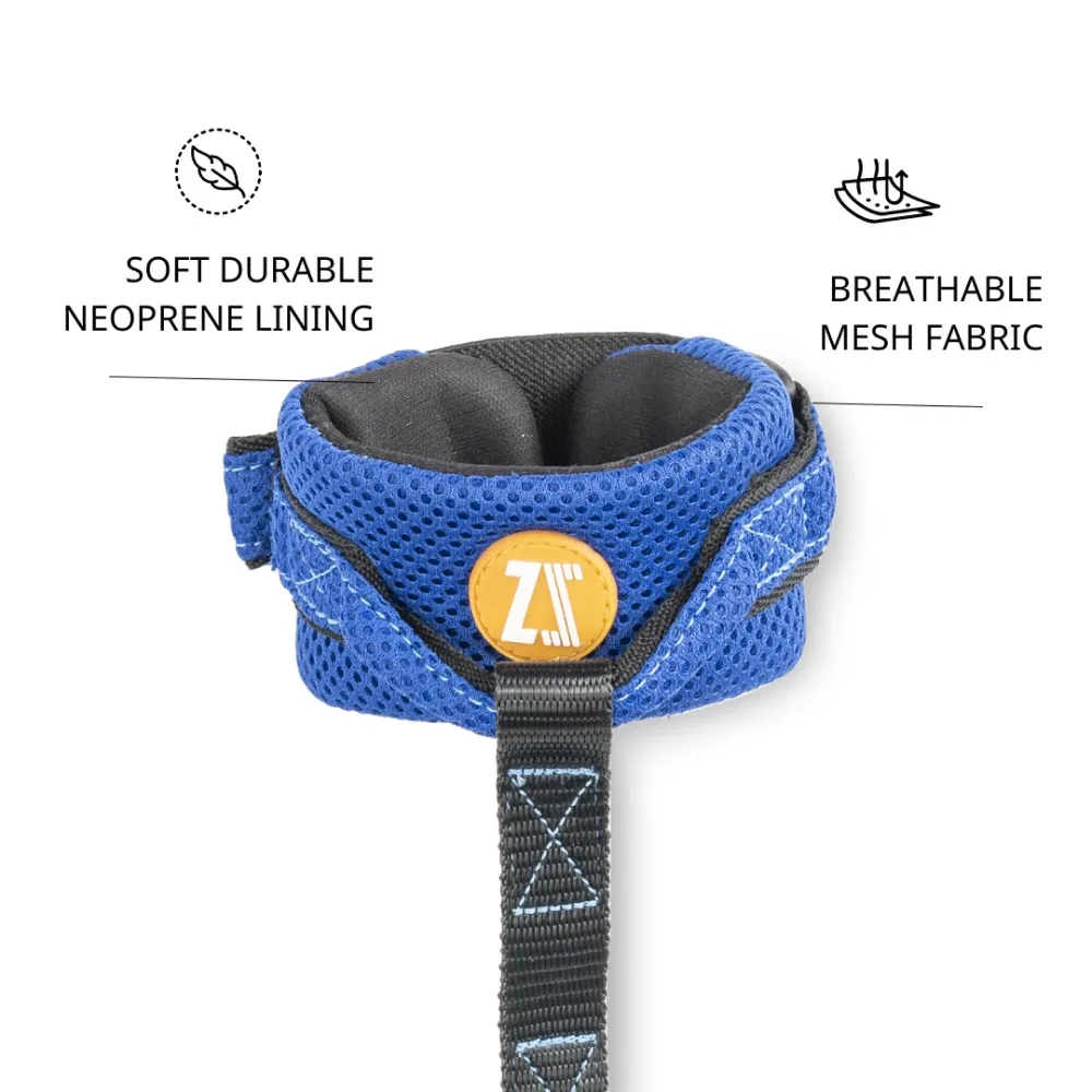 Zoomiez Hands Free Mesh Leash for Dogs & Cats (Royal Blue)